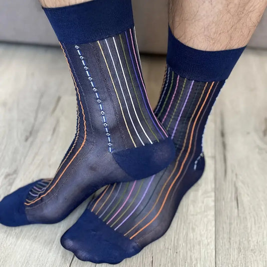 King Tut Multicolor-Sheer Socks
