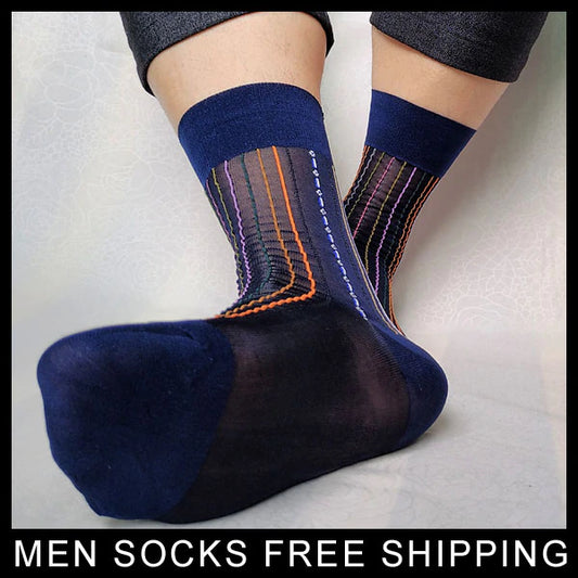 The Rise of Men's Sheer Socks: A Fashion Statement Worth Noticing