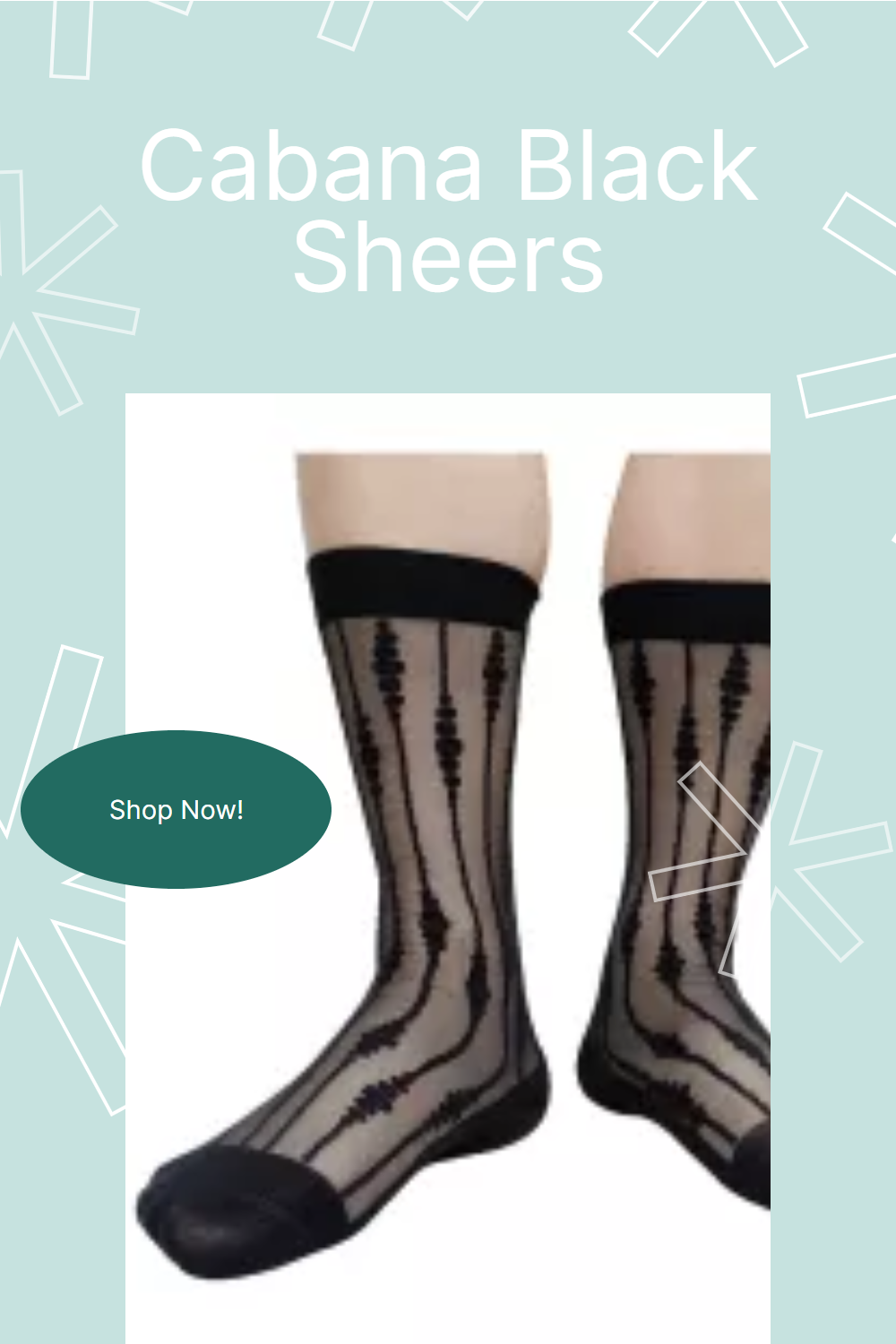 Shop Cabana Black Sheer Socks for men - Perfect for Any Occasion!