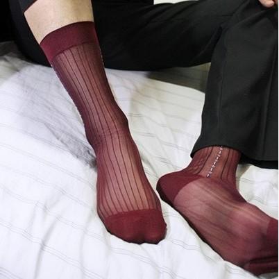 Milan Classic Sheer Socks - Elevate Your Style Game with Timeless Men's Sheer Socks" - Eliot Grey