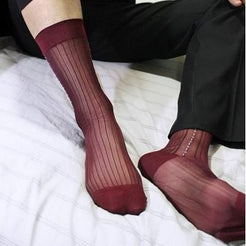 Milan Italian Classic Sheer Socks – Eliot Grey